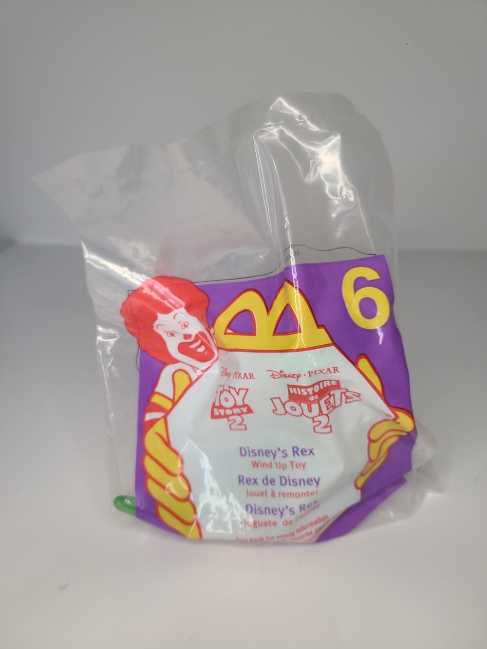 1999 Mcdonalds Disney Toy Story 2 Rex #6 Happy Meal Toy Sealed New